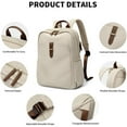 thumbnail image 6 of Laptop Backpack Purse for Women Fits 14 Inch Notebook Casual Daypack Work Travel College Bookbag Fashion Computer Bag (Apricot, 14 Inch), 6 of 9