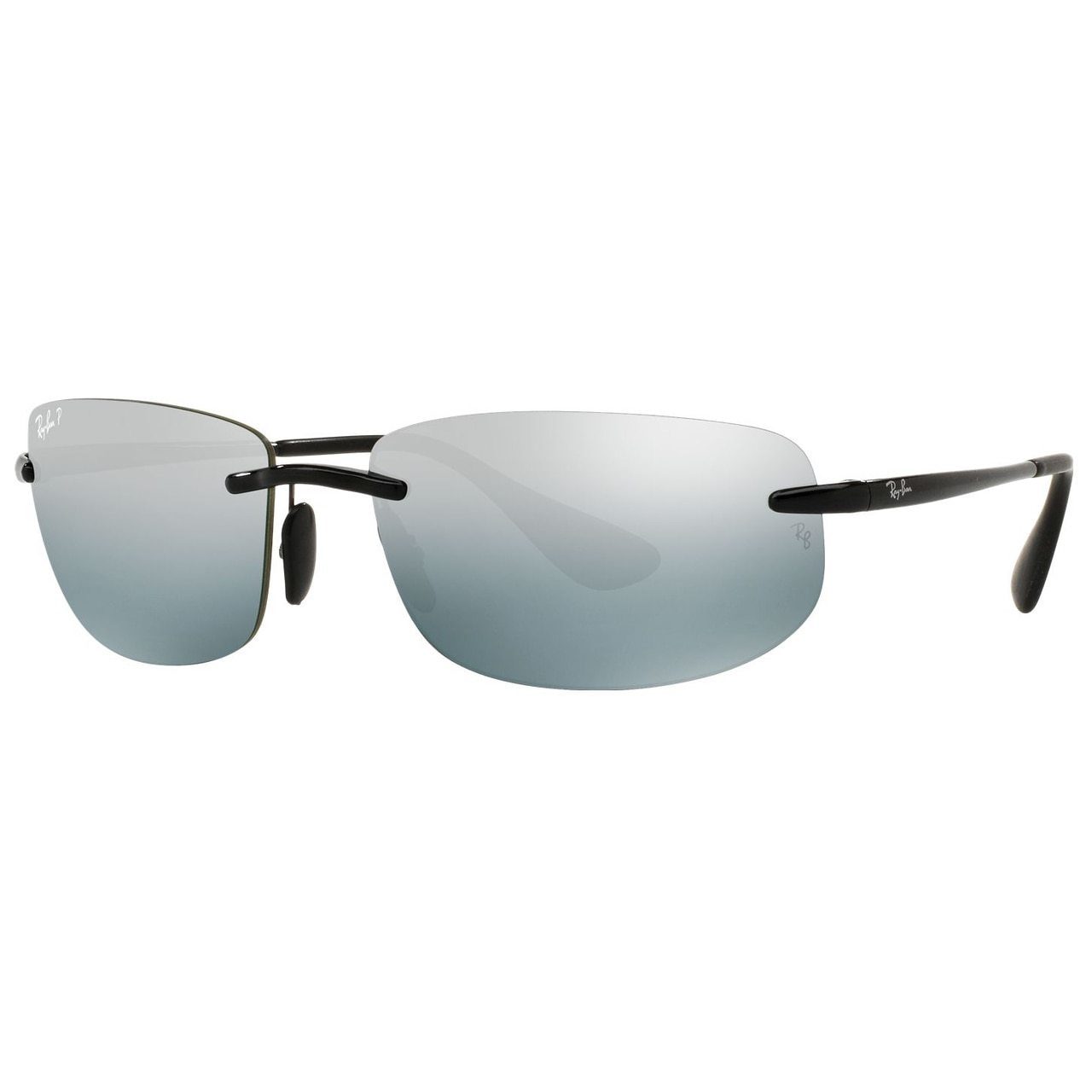 RB4254601/5L Tech Sunglasses Black Frame With Polarized Grey Mirror Chromance Lens