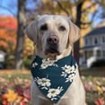 thumbnail image 2 of Dog Bandana 1 Pack,Pioneer Flower Floral Print Pattern Bandanas for Dogs,Cat Bandana,Small/ Large Dog Bandana 2 Size,Dog Bandanas, 2 of 6