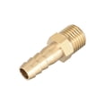 thumbnail image 3 of Brass Fitting Connector Metric M12x1.25 Male to Barb Hose ID 8mm 2 pcs, 3 of 3