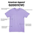 thumbnail image 2 of American Apparel CVC T-Shirt, Style G2001CVC, Heather Army 2-Pack, 2 of 6