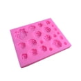 thumbnail image 2 of Guardoinrt Rose Flower Bakery Sugarcraft Making Tool Bake Accessory Decorating Tools Multi Slot 3D Candy Molds, 2 of 6