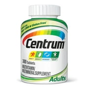 Centrum Adult Multivitamins Multivitamin/Multimineral Supplement, 300 Ct