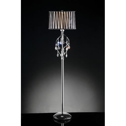 OK Lighting Lady Crystal Floor Lamp, 63" by Raidmax