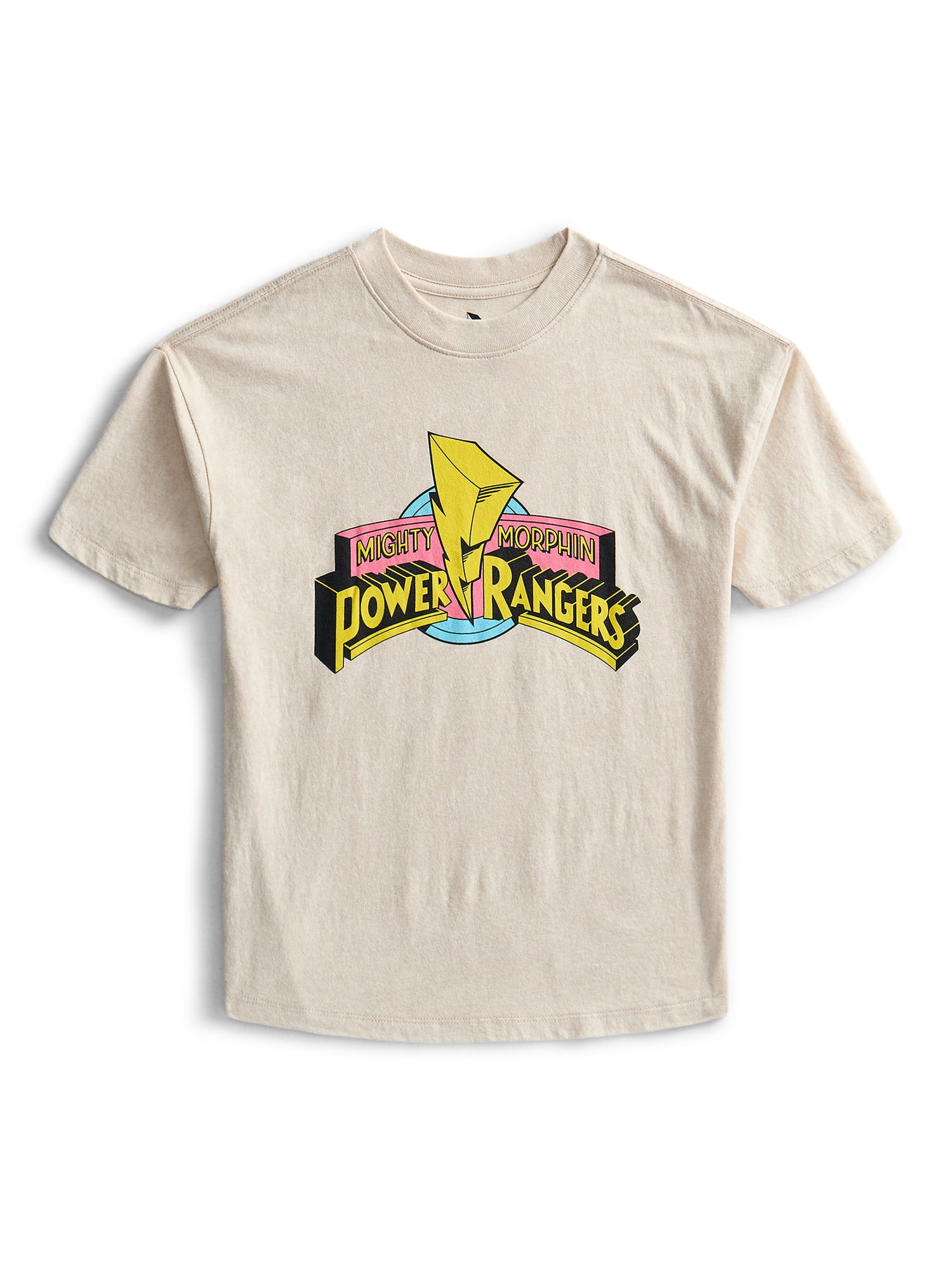 Power Rangers Boys Mineral Wash Mighty Morphin Graphic Tee, Sizes 4-18