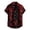 Red, variant on Mens Pique Shirts Fashion Button Down Printed Short Sleeve Lapel Plus Size Mens Clothing,Navy,2XL