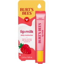 Burts Bees Sweet Strawberry Lip Milk, 1-Pack, 0.34 oz.