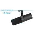 thumbnail image 5 of 2 Pcs Pare-Brise pour Micro Sm7b, Housse de Microphone, Mousse Éponge de Réduction du Bruit, Remplacement pour Micro Sm7b, 5 of 5
