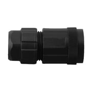 E13 Waterproof Connector Network Switch Coupler Threaded Pin Straight Plug IP67