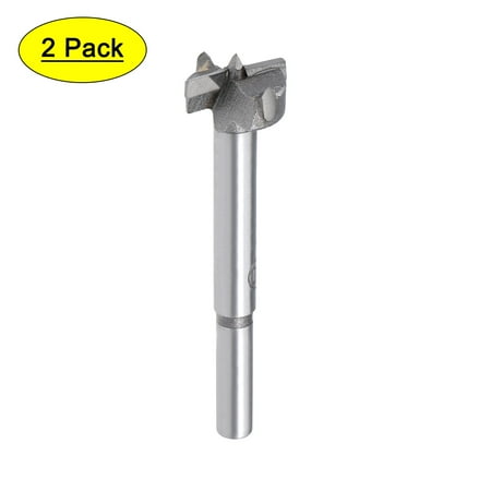 

Uxcell 20mm Forstner Hole Saw Carbide Tip Round Shank Wood Boring Drill Bit 2Pack