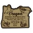 thumbnail image 2 of USA Oregon State Map Wooden Magnet Souvenir Fridge Magnet Gift, 2 of 4