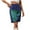 Blue, variant on Odeerbi Christmas Dresses For Women 2025 Casual Fashion Plush Sequins Stitching Wind Bag Hip Skirt Blue