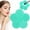 Mint Green, variant on Silicone Makeup Brush Cleaner Mat - Flower Scrub Pad with Suction Cup, Multi-Purpose, Non-Scratch, Portable, Kitchen and Cosmetic Cleaning Tool, Soft Silicone, Durable, Easy Grip