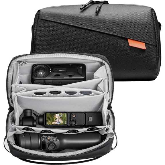Waterproof Carry Bag for DJI Osmo Pocket 3 / Mobile 7P SE, Portable All-in-One Storage Case Compatible with Insta360 Flow Pro 2 Accessories