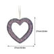 thumbnail image 3 of Adorno colgante de corazón de San Valentín - Decoración colgante de espuma de 30 cm con cinta para el hogar y la fiesta, 3 of 9
