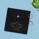 thumbnail image 4 of Bolsa de almacenamiento de mascarilla portátil Impermeable a prueba de polvo Negro Gloria Bolsa de almacenamiento, 4 of 9