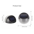 thumbnail image 3 of Lampe Solaire de Clôture 6LED, Lampe Murale Extérieure pour Allée, Jardin, Cour, 3 of 7