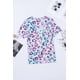 thumbnail image 2 of ABPHQTO Top de mujer con cuello de pico y tiras multicolor con estampado animal, 2 of 5
