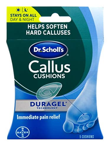 (2 pack) Dr. Scholl's Callus Cushions with Duragel Technology, 5 ct