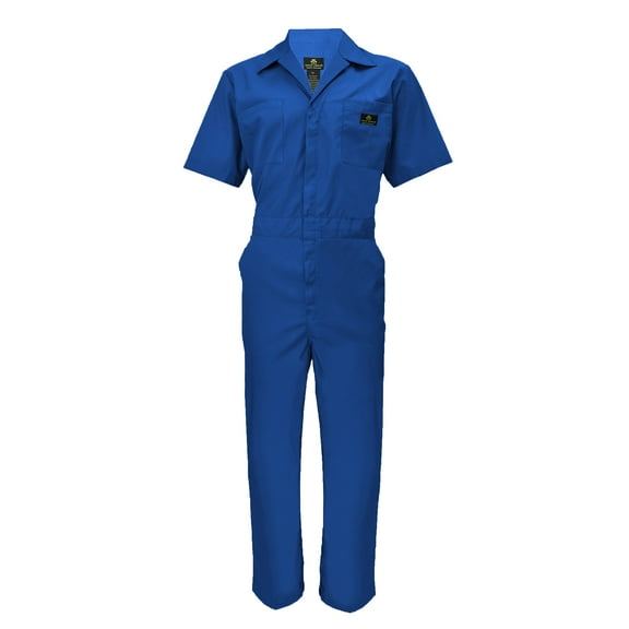 Natural Uniforms Short Sleeve Coverall 399 ( Royal, Small )