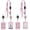pink, variant on BUSATIA 2-Pack Retractable Badge Holder with Lanyard, Badge Reel ID Card Holder with Detachable Neck Strap, Vertical Badge Holder for Nurses Teachers Students Office(Pink)