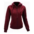 thumbnail image 1 of Sudadera Con Cierre Gorro Slim Fit Suave De Mujer, 1 of 3