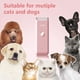 thumbnail image 3 of Cortador de pelo eléctrico impermeable para mascotas, portátil, con carga USB, recargable, para peines y afeitadoras de mascotas de bajo ruido, para animales pequeños y grandes, 3 of 7