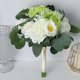 thumbnail image 4 of Juego de 6 ramos de damas de honor DIYDOFUN, verde y blanco, 28 cm, 4 of 6