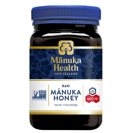 Manuka Health UMF 6+/MGO115+ Manuka Honey Natural Supplement 17.6oz, Allergens Not Contained