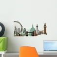 thumbnail image 1 of London Cityscape Wall Decal by Wallmonkeys Peel and Stick Graphic (18 in W x 18 in H) WM81806, 1 of 4