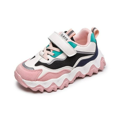 

DancePeanut Children Shoes for Boys Girls Fashion Sneakers Kids Sport Shoes Breathable Soft Bottom Shoes for 3-10 Years Size 26-36