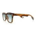 thumbnail image 6 of Gentlemanly Retro Fashion Vintage Vibe Horn Rim Rectangle Plastic Sunglasses Tortoise - Green, 6 of 8