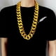 thumbnail image 3 of Hip-hop exagerado collar de oro de simulación CCB plástico gran cadena de oro accesorios de rendimiento de personalidad accesorios de tiranos locales hombres, 3 of 6