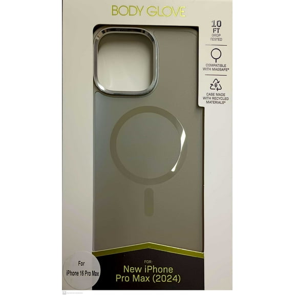 Body Glove Reflector with MagSafe Case For iPhone 16 Pro Max-Beige Gold