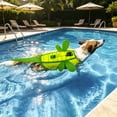 thumbnail image 6 of Dragonfly Shape Dog Swimming Vest with Traction Handle, Adjustable Padded Flotation Life Jacket for Pool Beach Boating, Medium 15-22 lb, 6 of 6