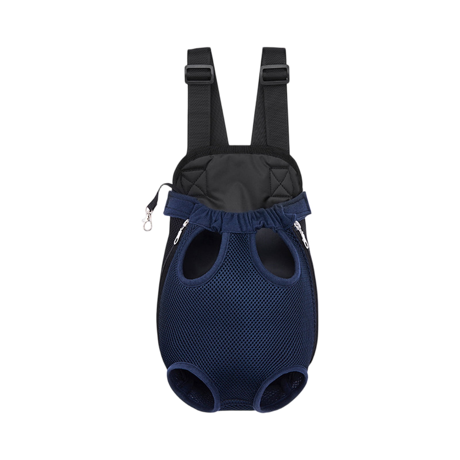 Dog Backpack Carrier/Cat Carrier,Adjustable Pet Front Carriers Travel Bag for Puppy Medium Dogs,Legs Out,Soft Ventilated Doggie Chest Carry Backpacks for Hiking/Camping(M,Navy)