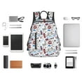 thumbnail image 4 of Balery London Landmark2 Mochila Ligera para Hombres y Mujeres – Resistente y Impermeable, Ideal para la Escuela, el Trabajo, los Viajes y el Uso Diario, 4 of 7