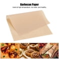 thumbnail image 4 of 100 Pcs Feuilles de Papier Parchemin, Feuilles de Papier Parchemin Résistantes à l'Huile Non Imperméables pour la Cuisson, pour la Cuisson, le Gril et la Cuisine Brun, 4 of 8