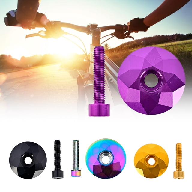 Reliable Headset Cover Concise Design Not Easy to Fade Long Service Life Practical Headset Top Cap for Bicycle