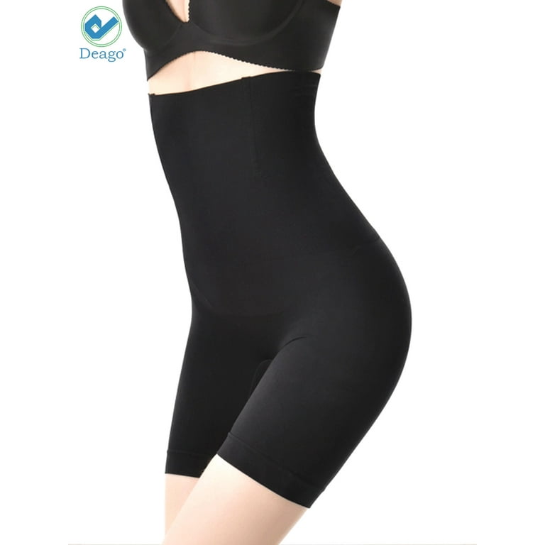 Deago Women's Shapewear Cool Comfort Hi-Waist Thigh Slimmer Tummy Control  Pants Body Shaper Bodysuit Panty Briefs