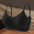 thumbnail image 4 of Fatuov Womens No Underwire Bra Push Up Lightweight Bra Full Coverage Solid Color Breathable Fabric Everyday Bralette 36A, 4 of 4