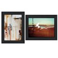 thumbnail image 1 of Trendy Decor 4U V498-405 "Abstract Flight" 2-Piece Vignette by Cloverfield & Co, Black Frame, 1 of 3