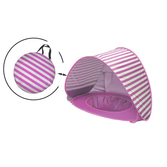 1pcs Tent Playhouse，Imaginative Play Popup Tent for Indoor/Outdoor Fun,Perfect Gift,Pink Stripe