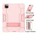 thumbnail image 5 of FIEWESEY for iPad Pro 11 2020 Case,Heavy Duty Three Layer Full-Body Shockproof Armor Defender Rugged Protective Case Cover with Stand for Apple iPad Pro 11 Inch Case 2022/2020/2018(Rose Gold), 5 of 7