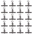 thumbnail image 3 of 5 Types 20pcs Ensemble Durable T Forme Ligne Grue Pêche Pivotants Connecteurs Accessoires, 3 of 7