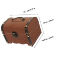 thumbnail image 4 of Minkissy Cash Storage Box Wooden Brown Miniature Figure 1Set for Children and Parents, 4 of 5