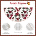 thumbnail image 4 of KLL Rose Flowers Christmas Tree Skirt 48" ,Party Decorations Farmhouse for Christmas Decorations Holiday Party, 4 of 6