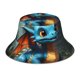 thumbnail image 1 of Balery Adorable Blue Baby Dragon Sombreros para el sol para hombre y mujer, sombrero de pescador con UPF 50+, 1 of 6