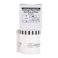 thumbnail image 2 of HOUSELABELS Compatible with DK-2251 Replacement Roll for Brother QL Label Printers; Continuous Length Labels; Black/Red Label on White Paper Tape; 2-4/9" x 50 feet with PRELOADED CARTRIDGE - 10 Rolls, 2 of 9