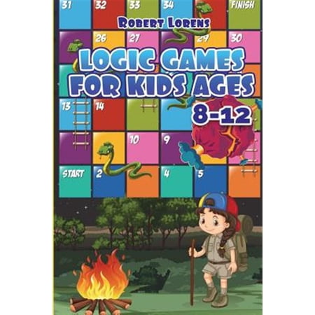 Pre-Owned Logic Games for Kids 8-12: Hakyuu Logic Puzzles with Answers